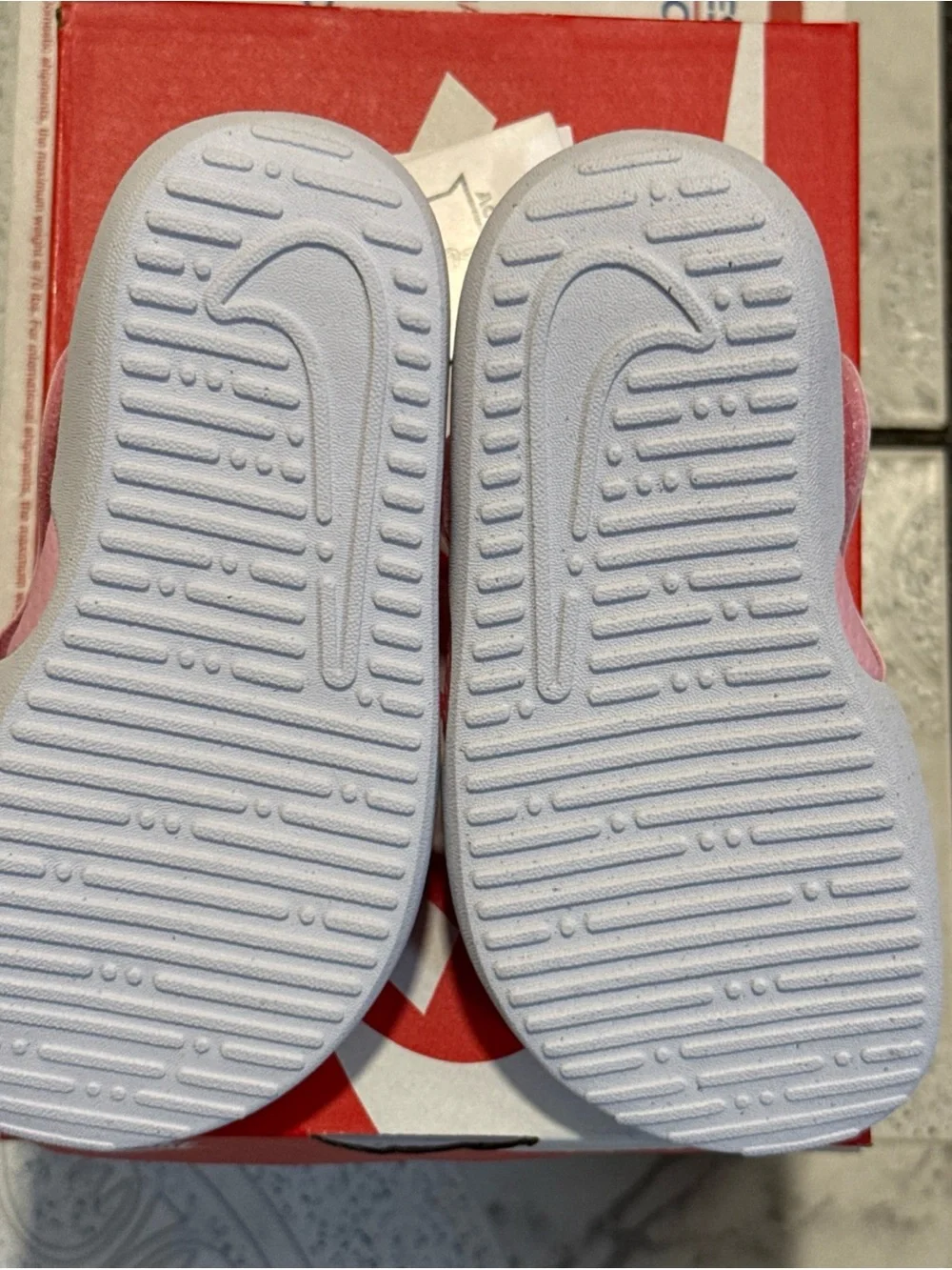 New Nike Kids’ Sunray Protect 4 Toddler Slip-On Sandals Pink Size 9C HF6278-601